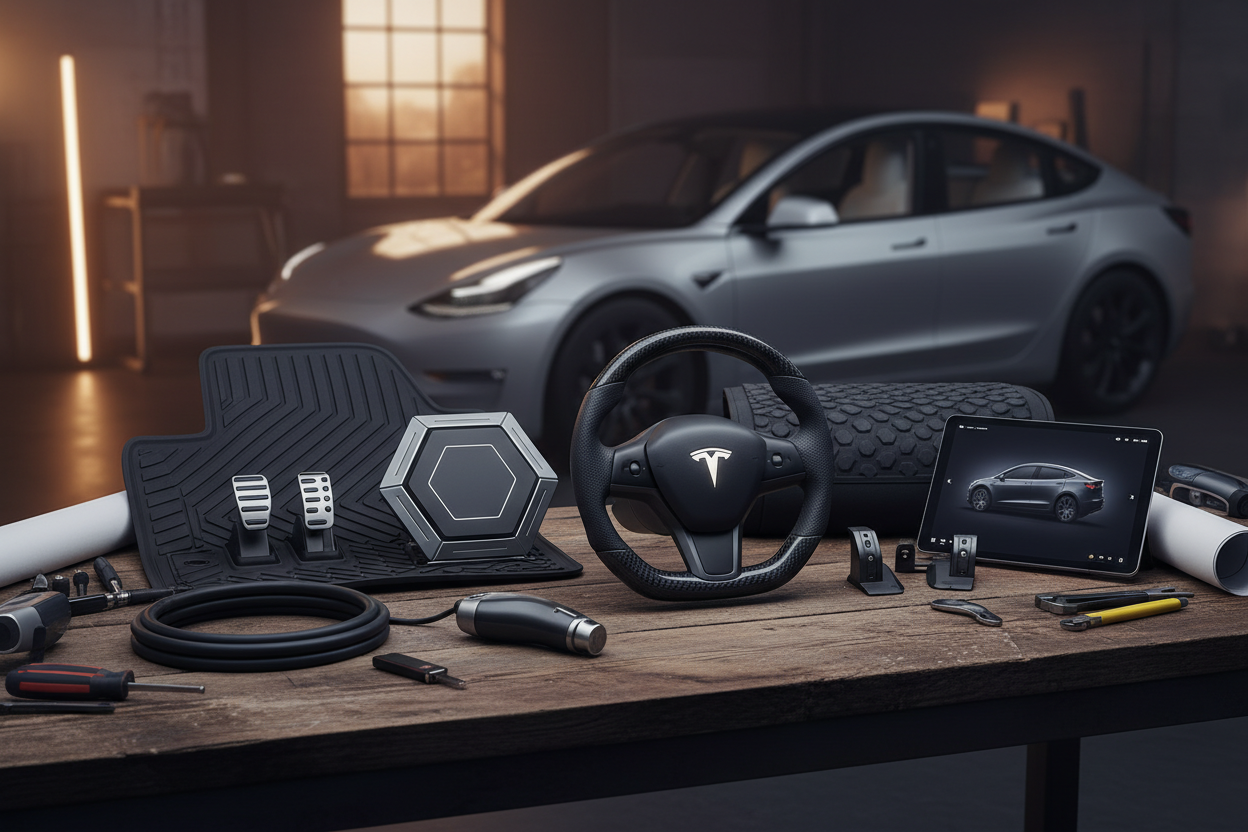 Opgrader Din Tesla: Det Bedste Udstyr til Din Elbil